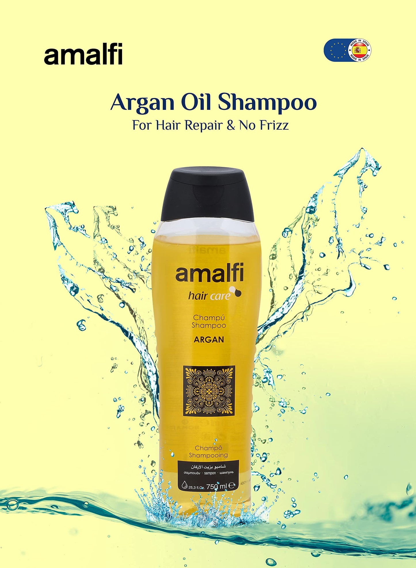 SHAMPOO ARGAN 750 ML AMALFI