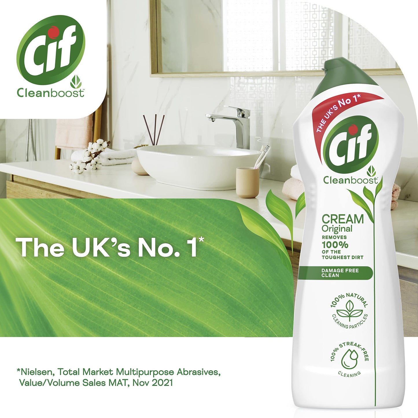 Cif Original Multipurpose Surface Cleaner, 500ml