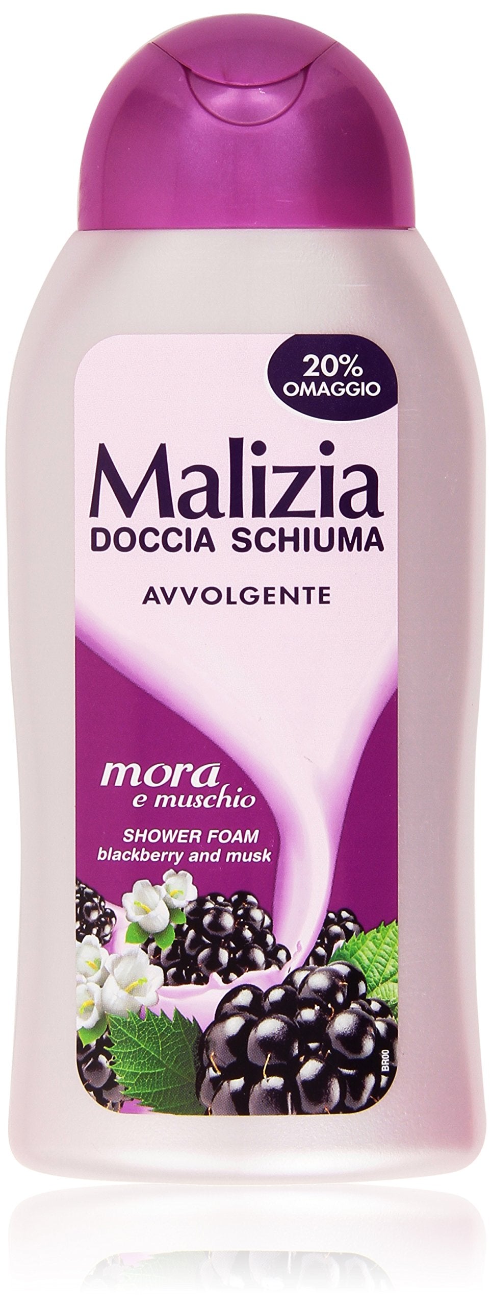 Malizia - Doccia Schiuma, Avvolgente, Mora e Muschio - 300 ml