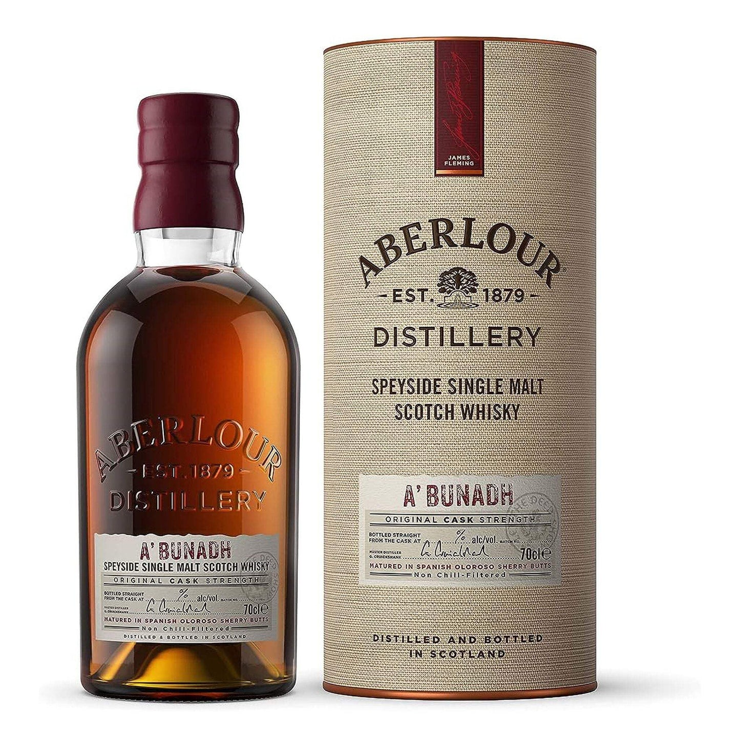 Aberlour A 'Bunadh Scotch Whisky, 70cl, con confezione regalo