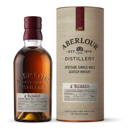 Aberlour A 'Bunadh Scotch Whisky, 70cl, con confezione regalo