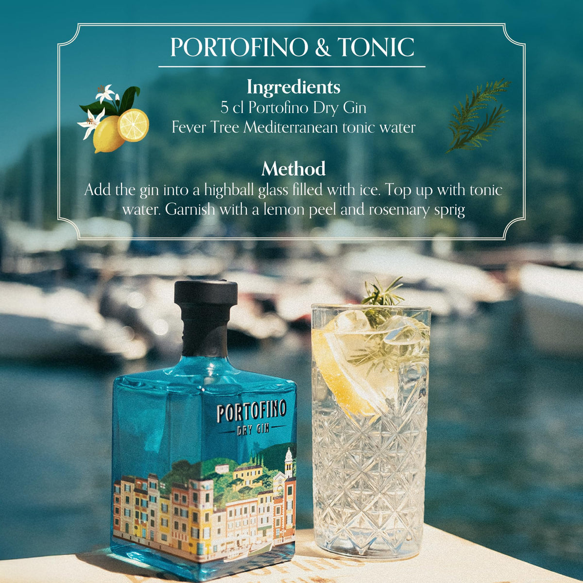 Portofino Dry Gin Panorama Bundle - 100 ml