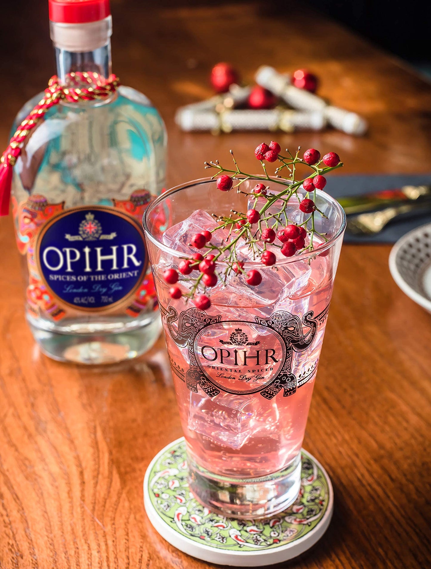 Opihr Gin, Spices of the Orient London Dry Gin, con botaniche raccolte a mano, 70 cl 40% vol