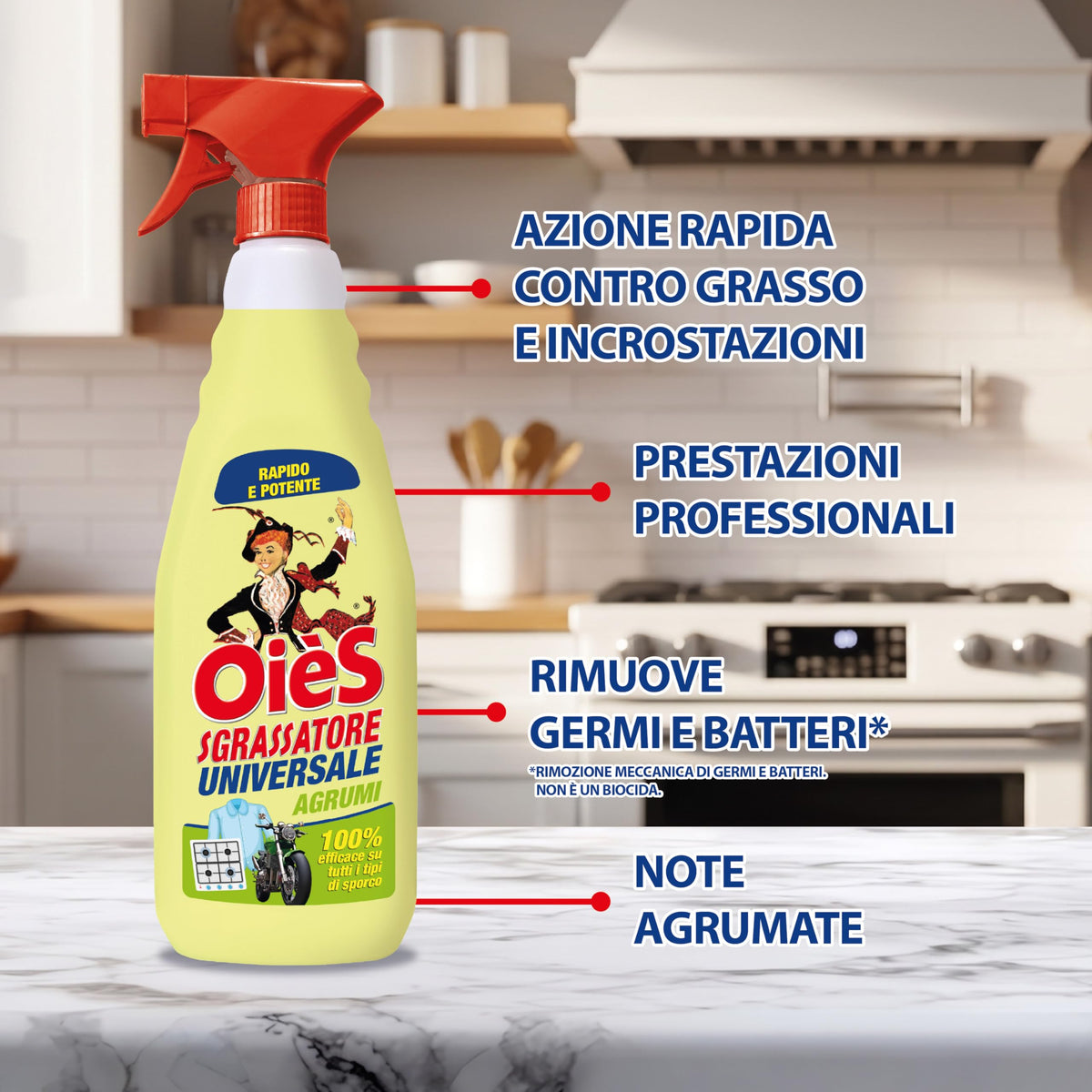 OièS Sgrassatore Universale - Agrumi e Fiori