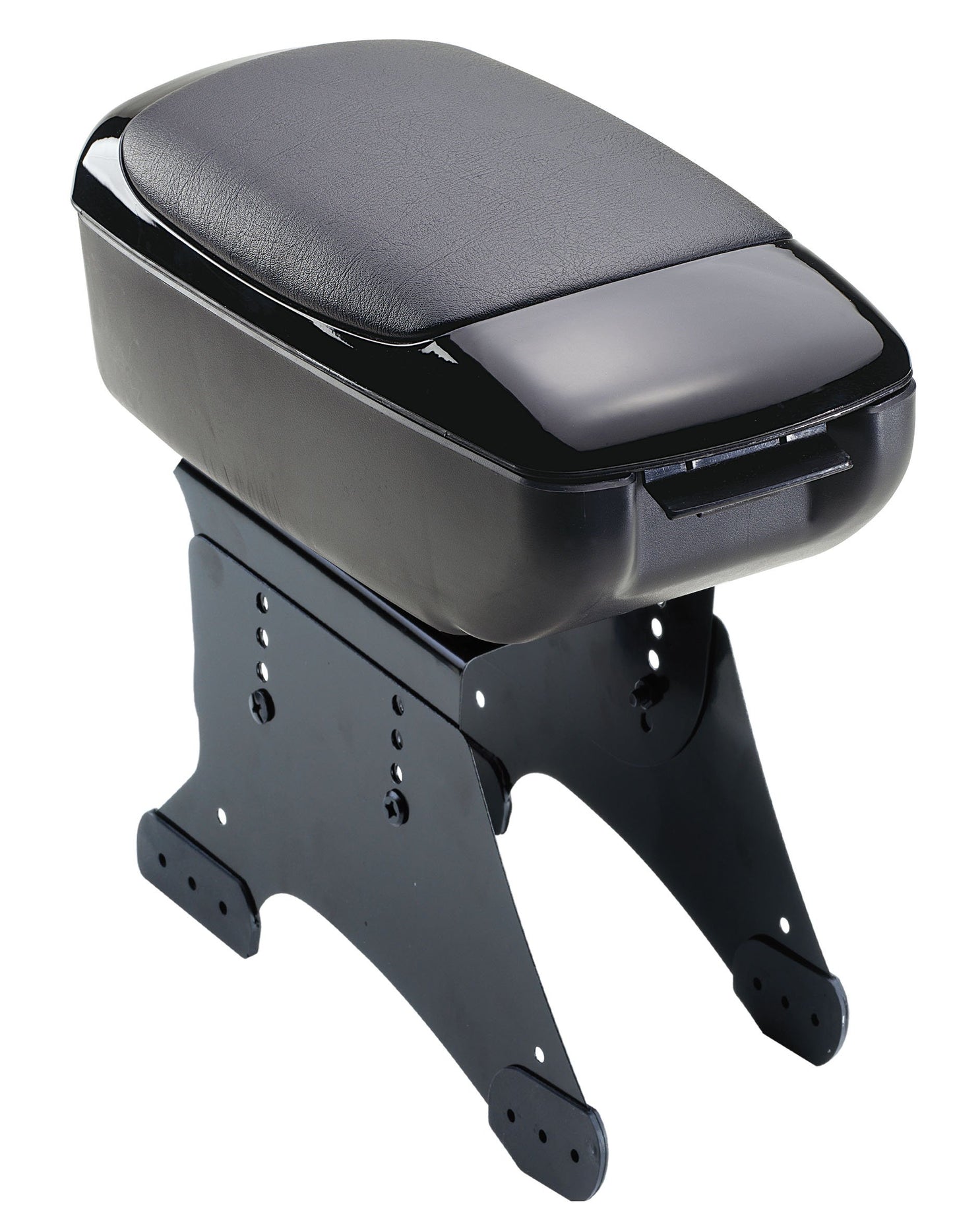 Bottari Bracciolo Portaoggetti e Portabevande per Auto, Fissaggio Semplice, Nero