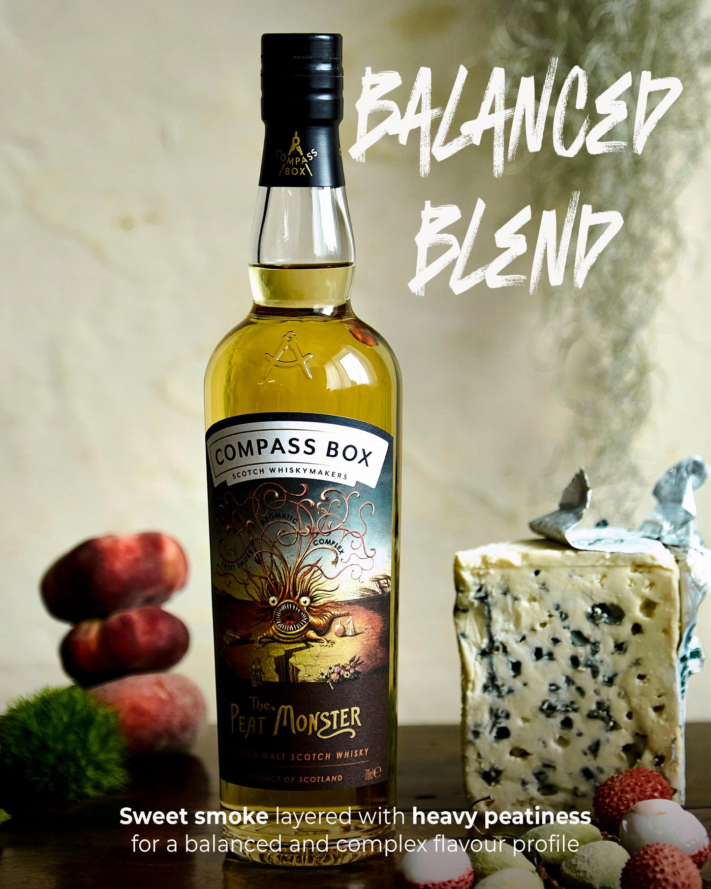 Compass Box THE PEAT MONSTER Blended Malt 46% Vol. 0,7l