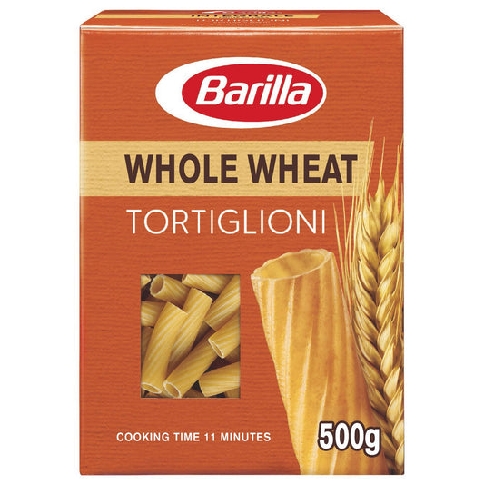PASTA INTEGRALE BARILLA TORTIGLIONI 500 GR FONTE DI FIBRA NATURALE PRIMO