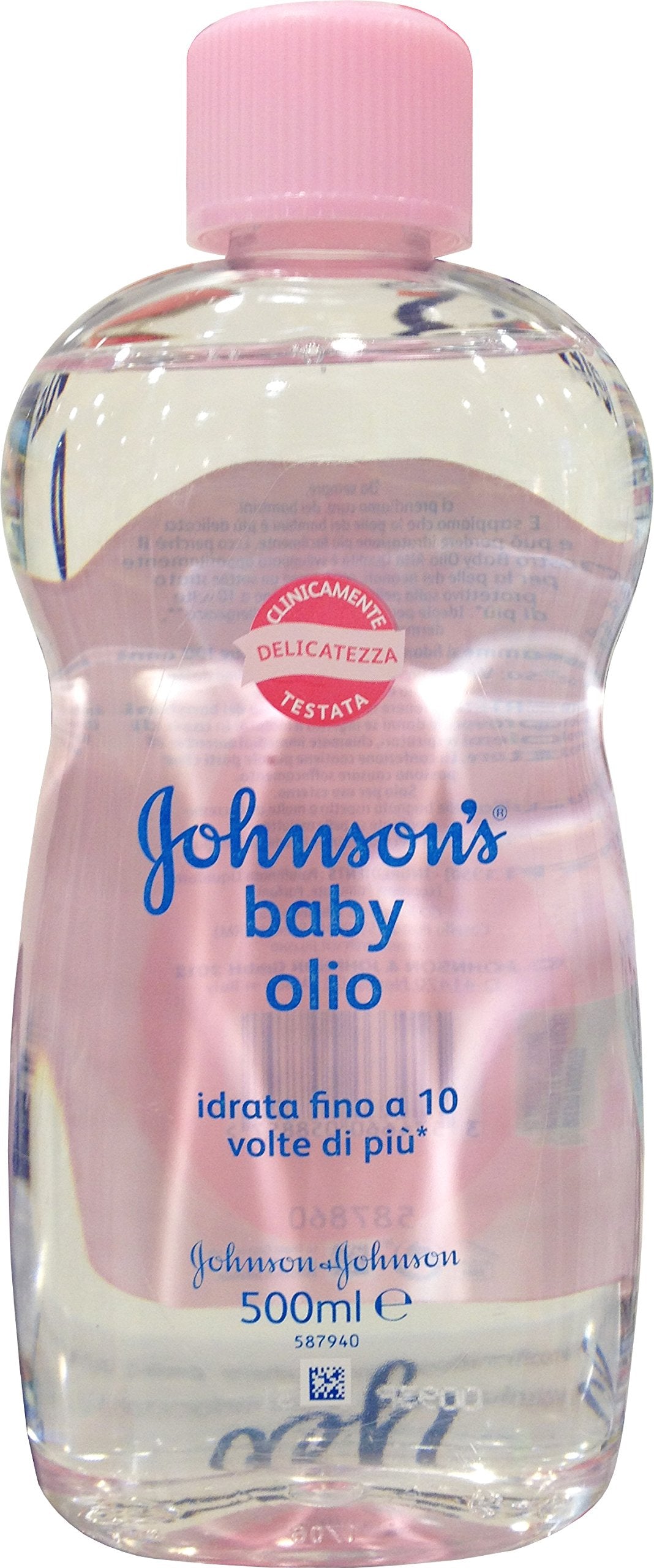 12 x JOHNSON'S Baby Olio Corpo Classico Regolare 500 ML