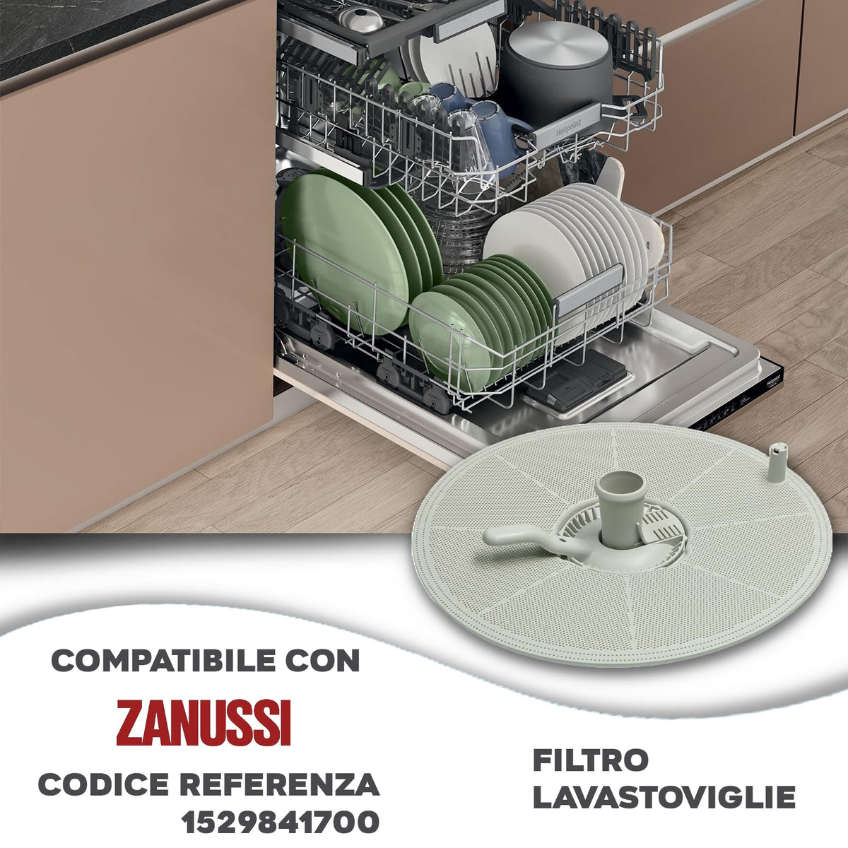 CG94 - Filtro Lavastoviglie Compatibile - Codice Referenza 1529841700