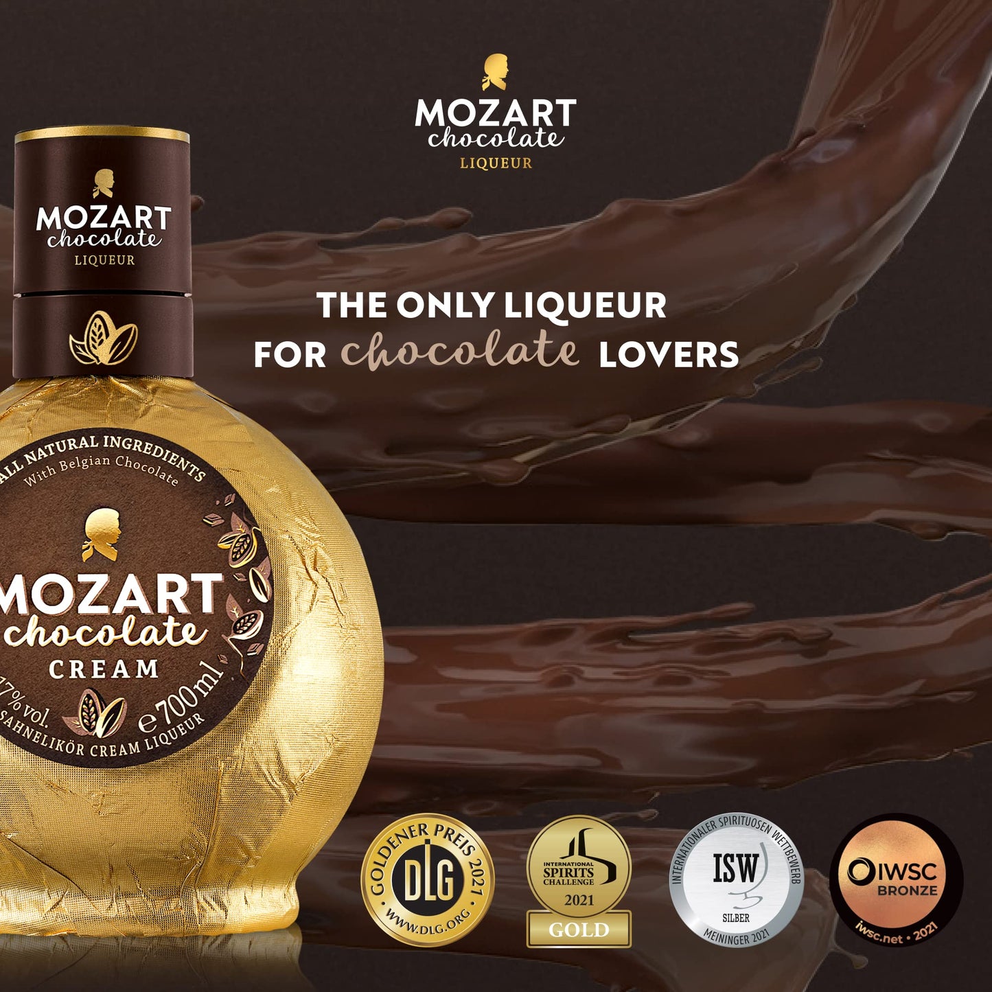 Mozart Chocolate Cream Gold Liquore - 700 ml