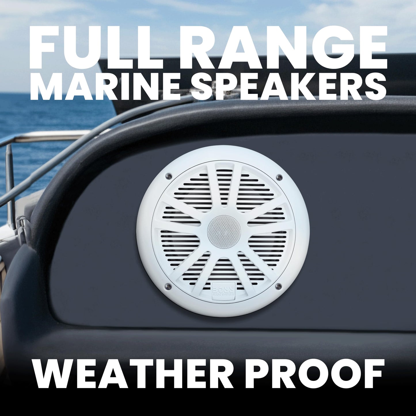 Boss Audio Systems Marine Bianco altoparlante