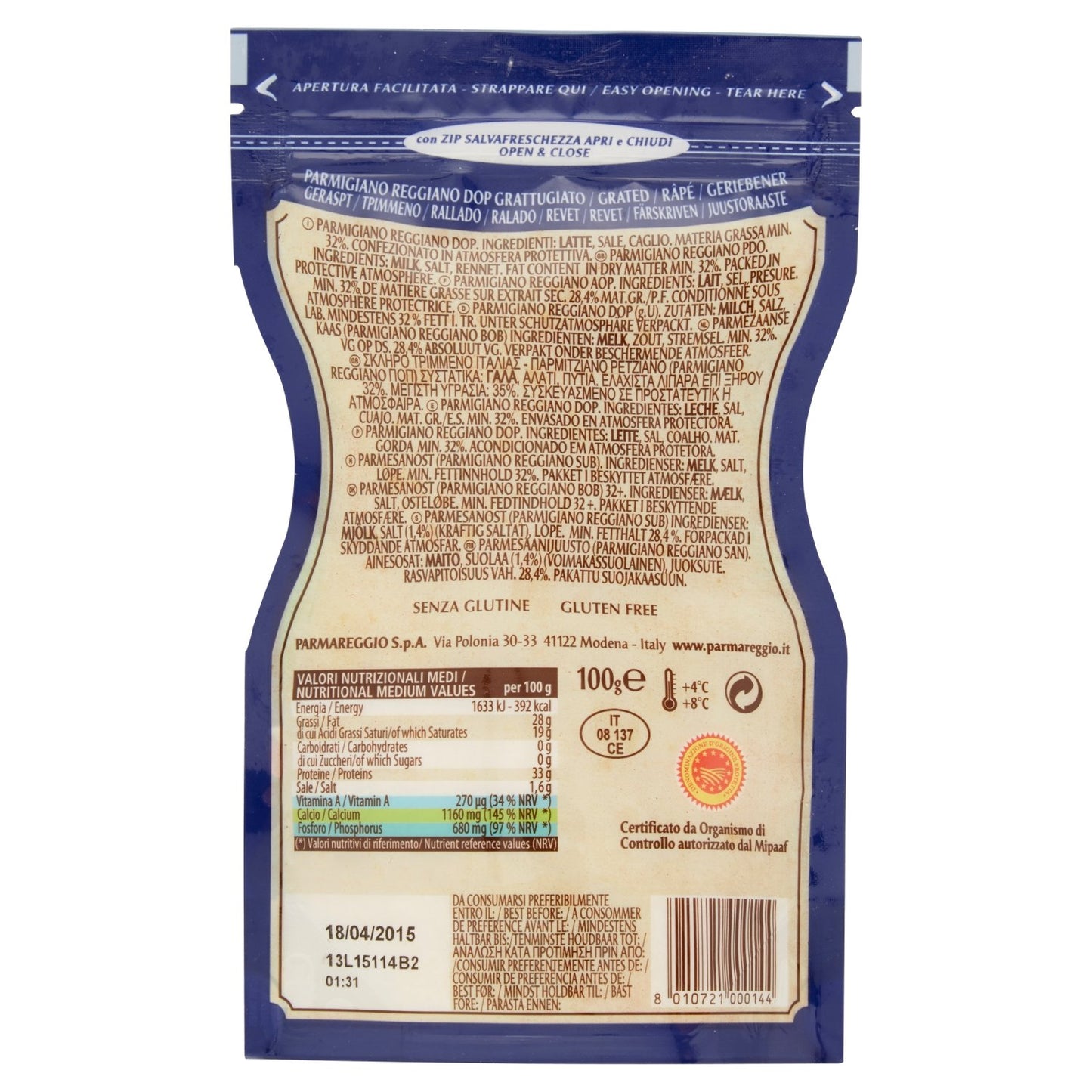 Parmareggio Parmigiano Reggiano, 100g