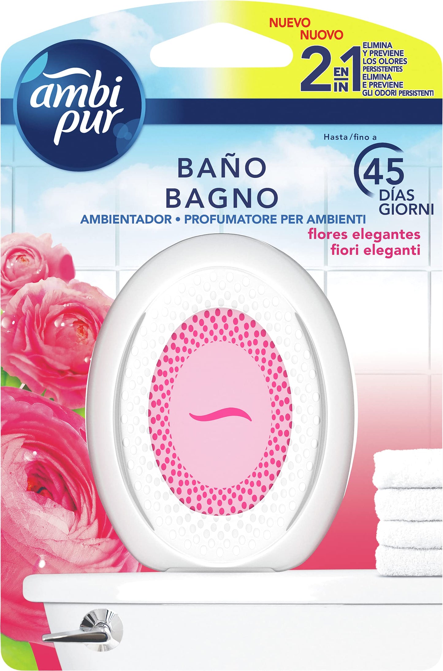 Ambi Pur Fiori Eleganti Bagno Deodorante per Ambienti