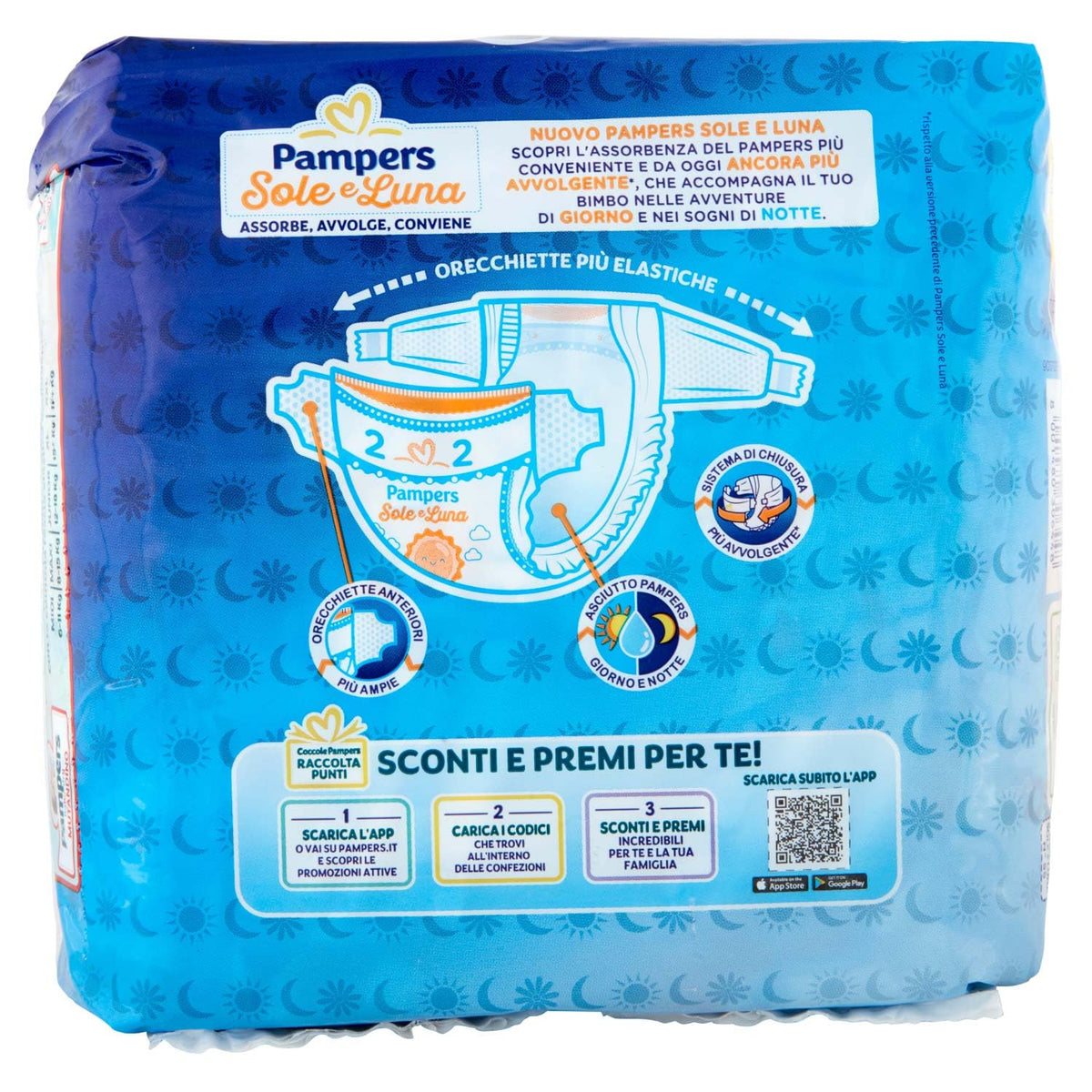 PAMPERS SOLE E LUNA MINI x21