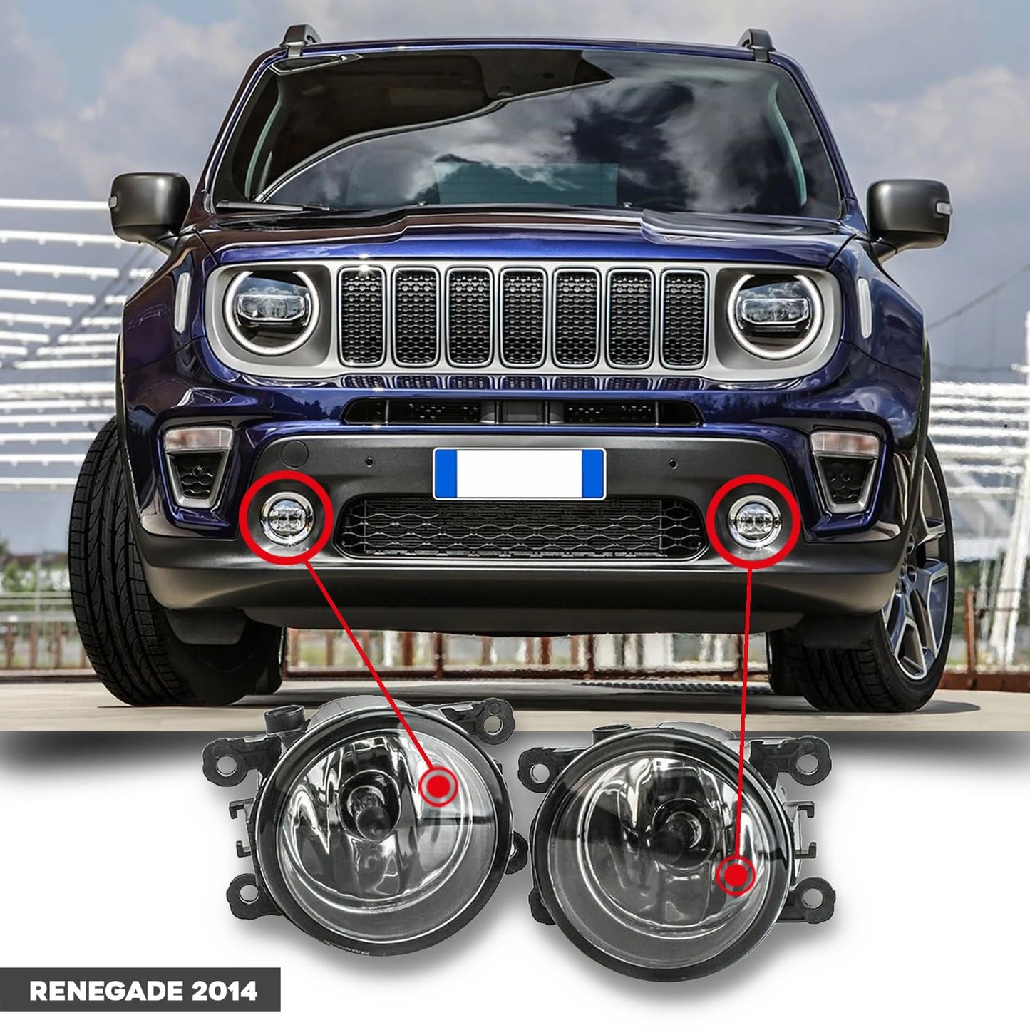 CG94 - Fendinebbia J. RENEGADE 2014 DX = SX