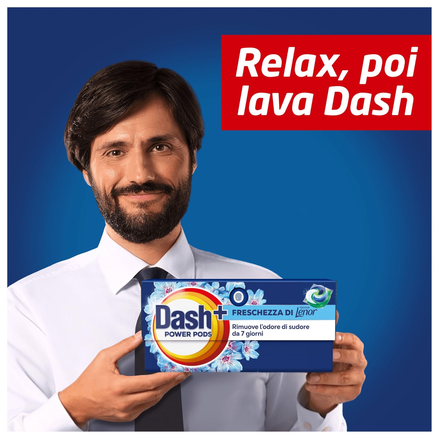Dash Power Pods Detersivo Lavatrice In Capsule, Freschezza Di Lenor, 88 Lavaggi (2x44), Risveglio Primaverile rimuove addirittura gli odori di sudore vecchi di 7 giorni, per una pulizia impeccabile