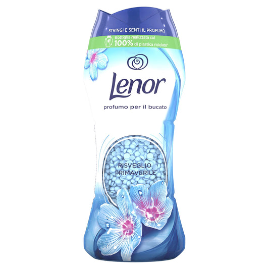 Lenor Perle Profumatore Bucato Lavatrice,210 g, Risveglio primaverile, Intensificatore di Profumo Bucato per un'Esplosione di Freschezza, 100% Plastica Riciclata