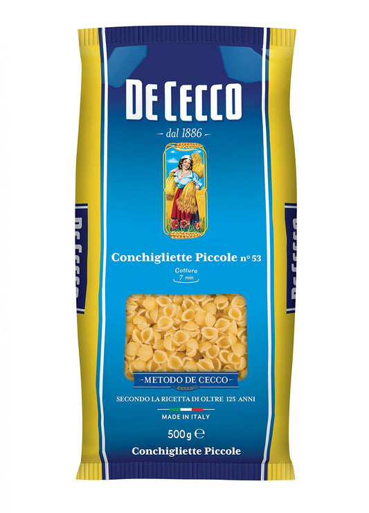 10 x Cecco Conchigliette Piccole No. 53 Italian Pasta 500g