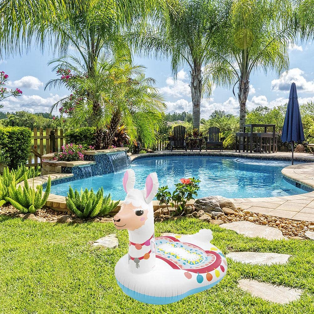 YOISMO Amaca ad Acqua, Lettino Galleggiante Gonfiabile per Piscina in Alpac, Sedia Galleggiante, Amaca ad Acqua Gonfiabile reclinabile in Spiaggia per Piscina