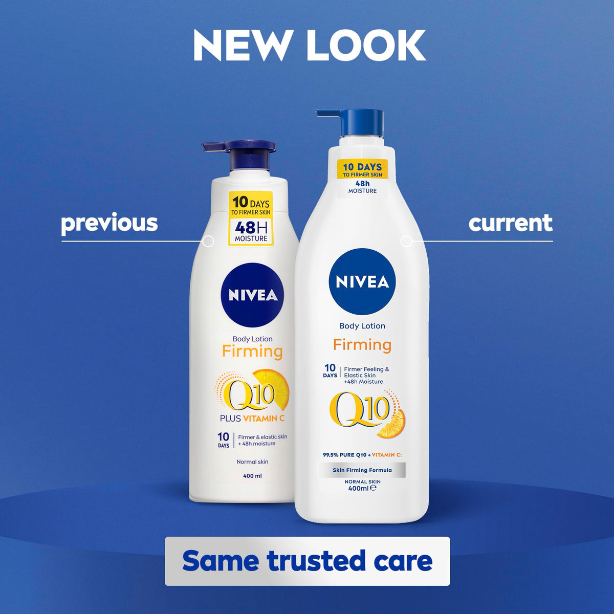 Nivea Q10 Energy lozione rassodante per il corpo, 400 ml