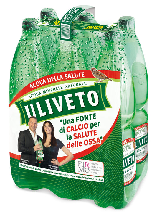 Uliveto Acqua Minerale Naturale, 6 x 1.5L