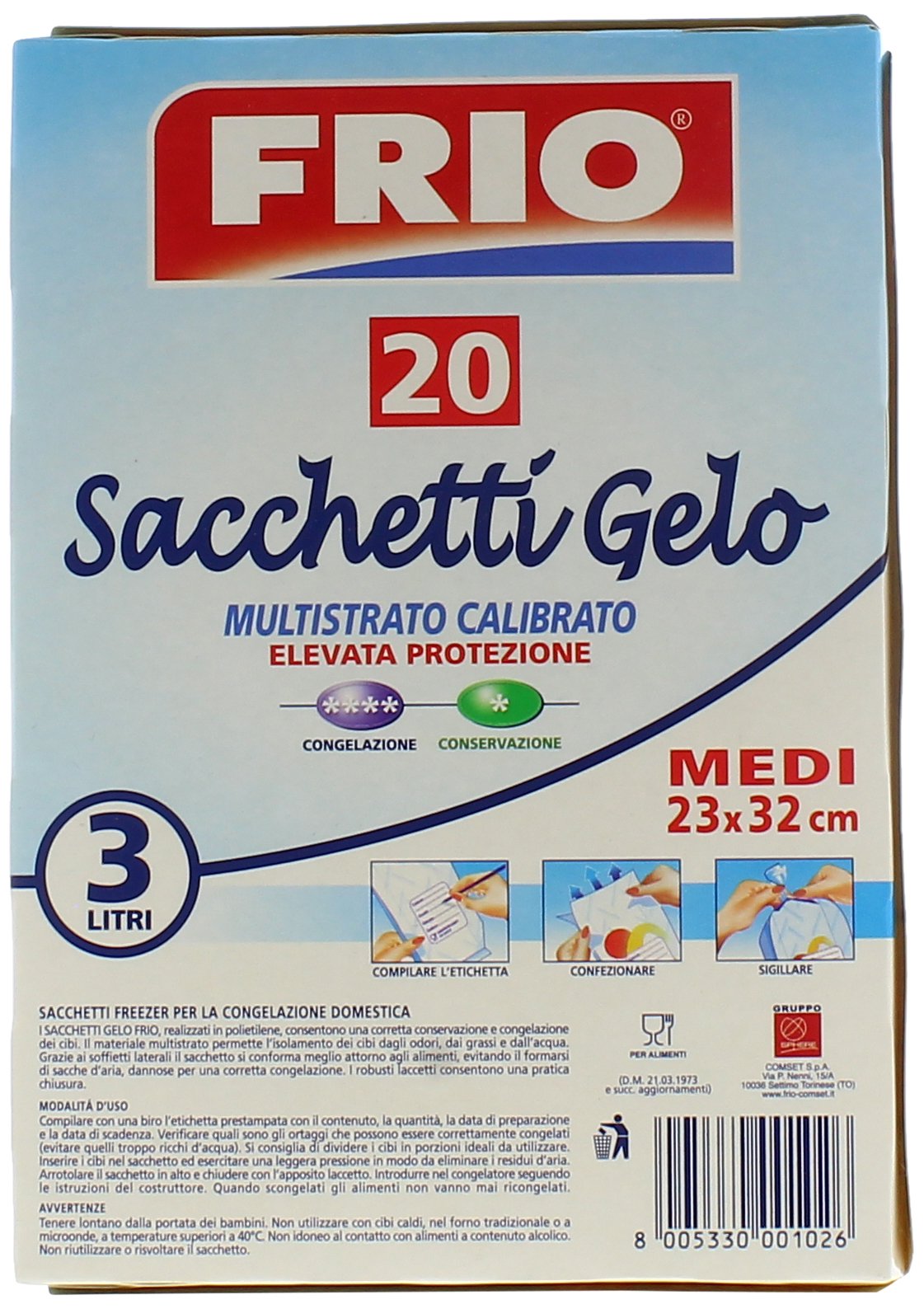 Frio Sacco Gelo Medi X 20 - [confezione da 6]