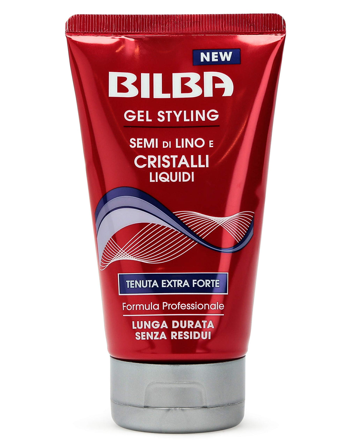 Bilba, Gel Extraforte con Semi di Lino e Cristalli Liquidi - Formula Professionale a Tenuta Extra Forte - Gel a Lunga Durata, Non Lascia Residui - Protegge e Non Secca i Capelli - 150 ml