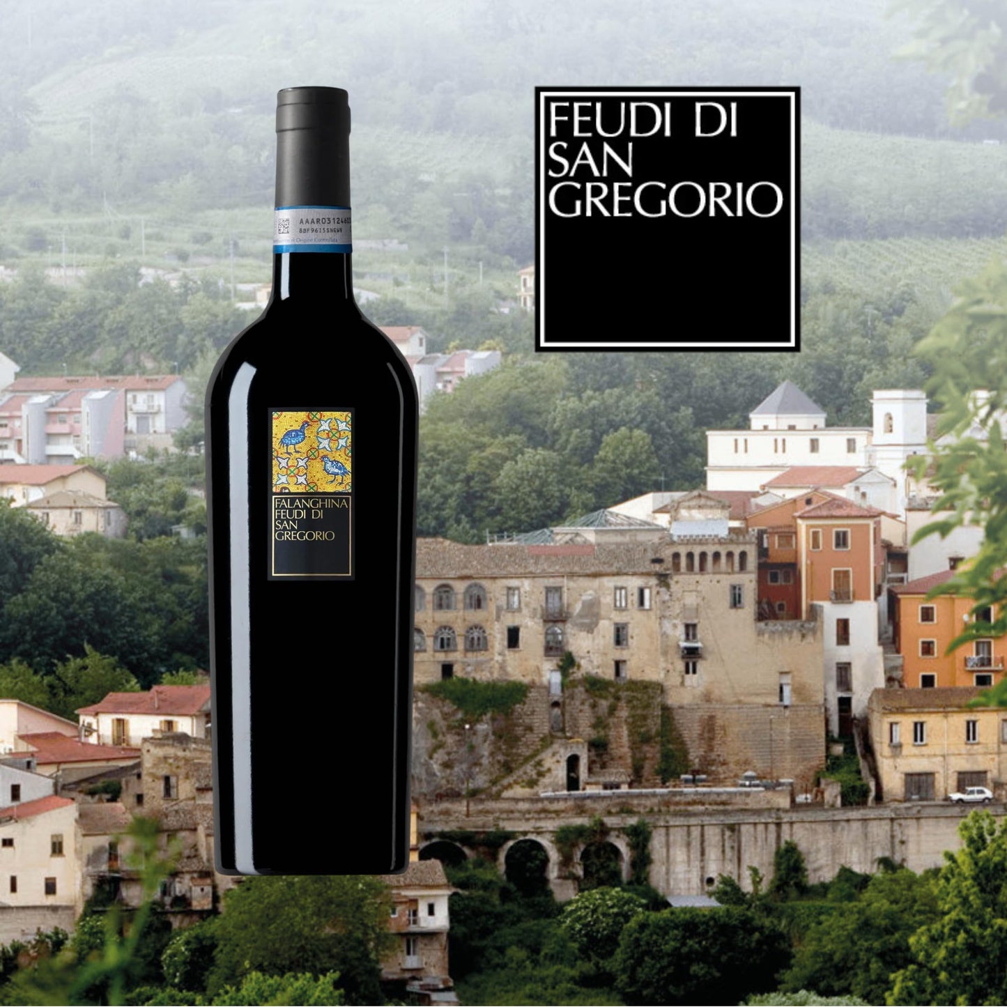 Feudi di San Gregorio - Falanghina del Sannio 2024 DOC - Vino Bianco Cassetta da 12 Bottiglie - 12,5% Vol. 375 ml (Confezione da 12 bottiglie)