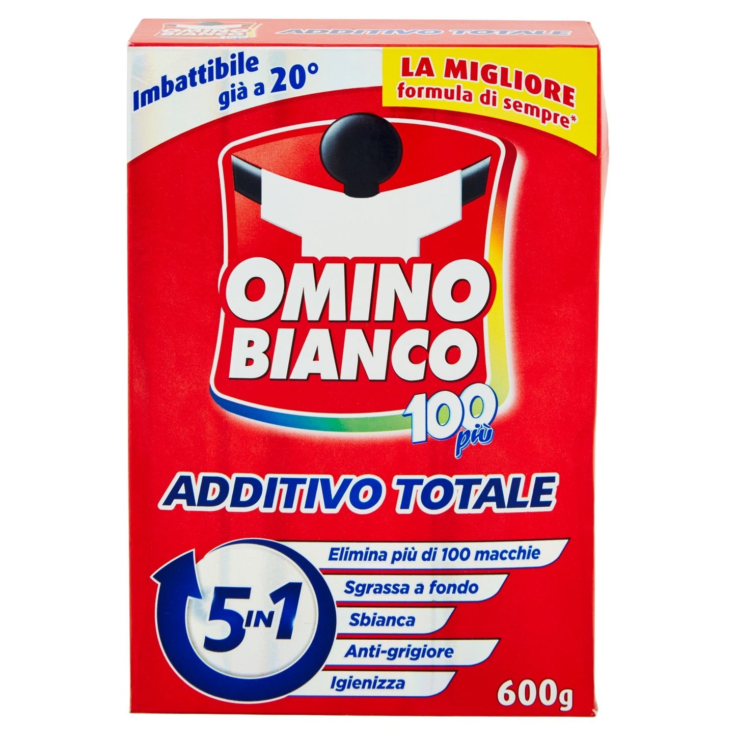 Omino Bianco Additivo Polvere Totale 5 In 1, 600g