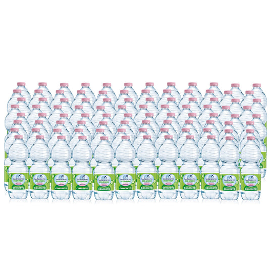 Acqua Minerale San Benedetto Ecogreen, 96 Bottiglie da 0,5L, Acqua Oligominerale Naturale, Dissetante e Pura, Fonte Benedicta