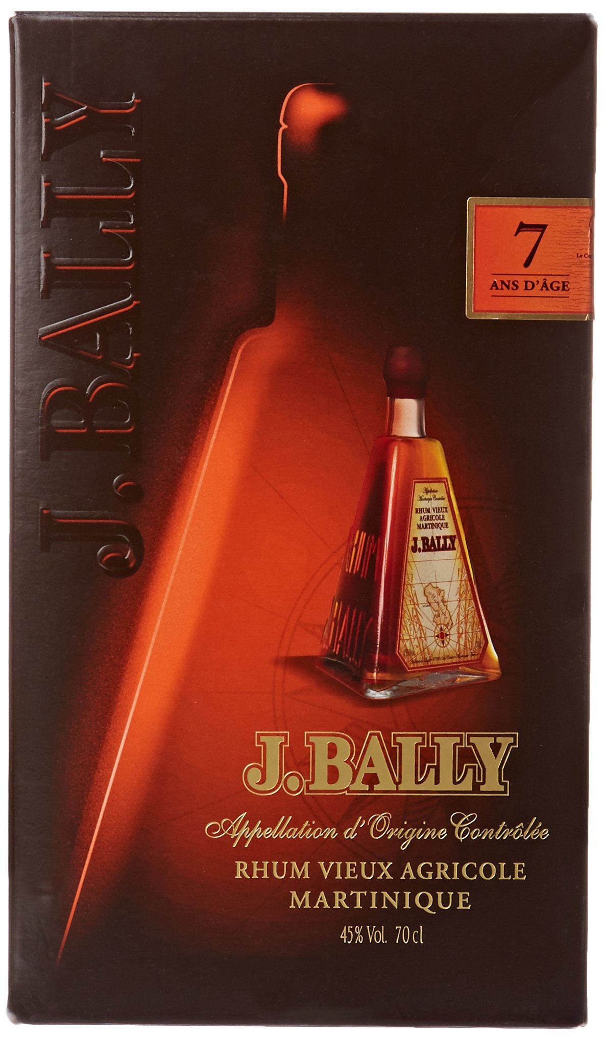J. Bally 7 Ans d'age - Rum, Pyramid, 700 ml