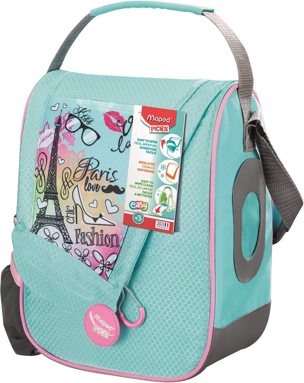 Maped Zainetti Porta Vivande Zainetto per Bambini, 5,5 lt., Paris Fashion