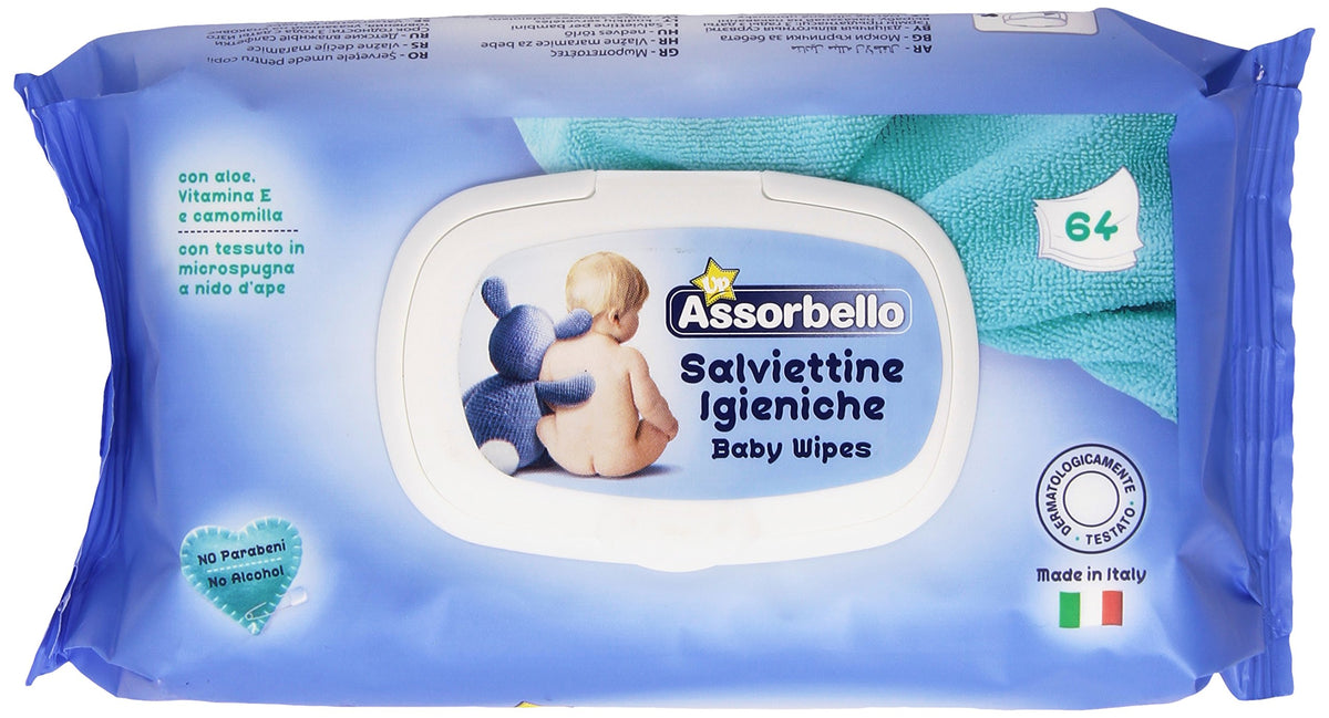 Assorbello Up - Salviettine Igieniche, Per Bambini - 64 Pezzi
