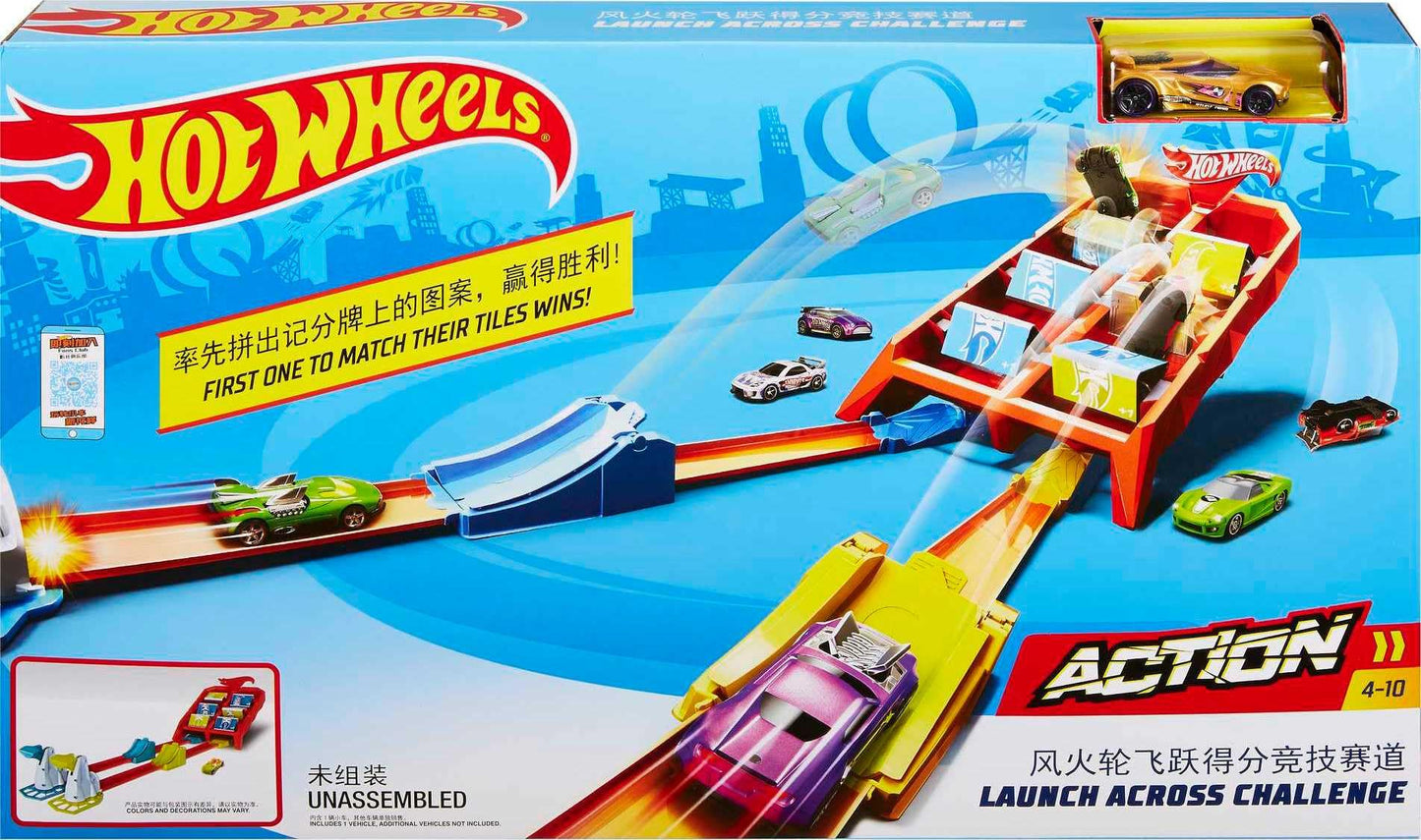 Hot Wheels Pista Lanciatore Infernale, Playset per Macchinine con Veicolo Incluso, Gioco per Bambini di 4 + Anni, GBF89