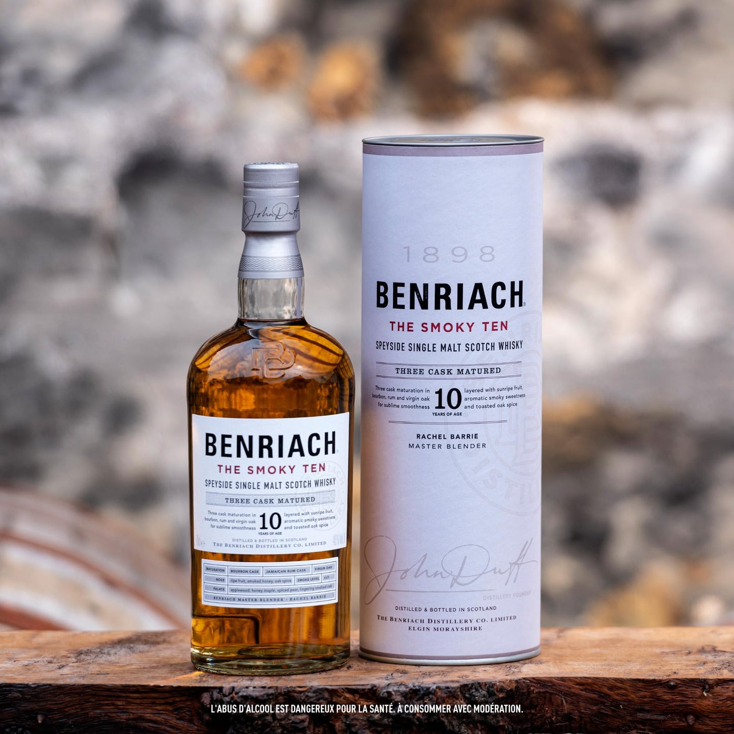 BenRiach The Smoky Ten Single Malt Scotch Whisky - 700 ml