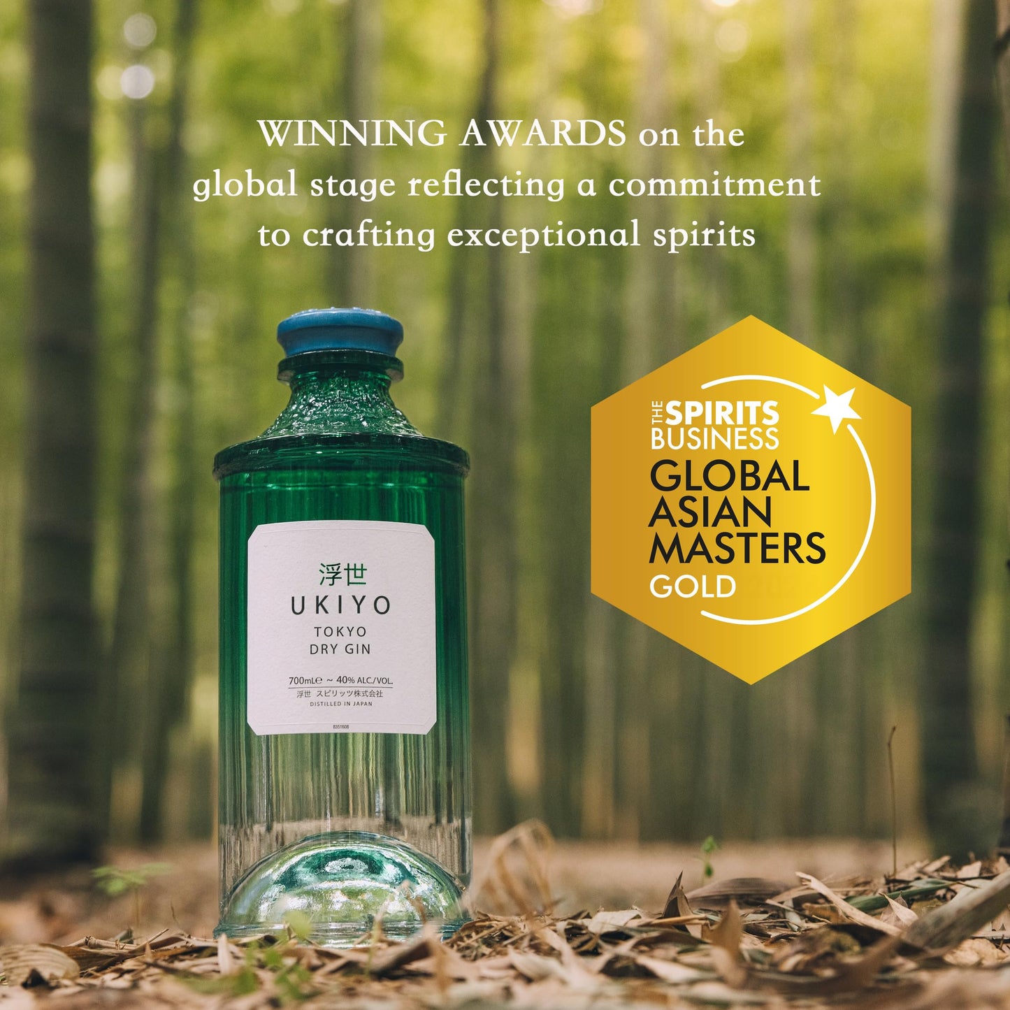 UKIYO Tokyo Dry Gin 40% Vol. 0,7l