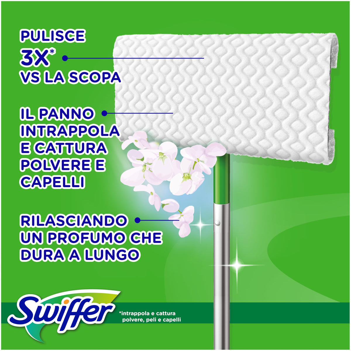 Swiffer Panni Lavapavimenti Per Scopa