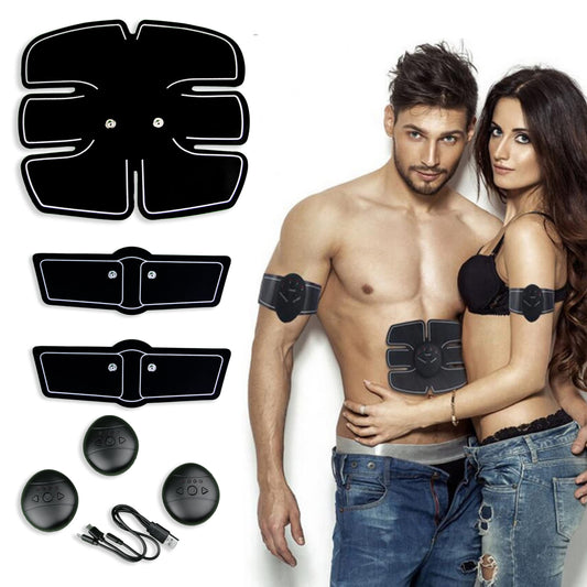 CMS-Braun GmbH, 2 X Smart Fitness Mobile Gym | Stimolatore muscolare EMS | Attrezzo per addominali per la casa | allenamento a casa senza sforzo | Sani muscoli e riduzione del grasso