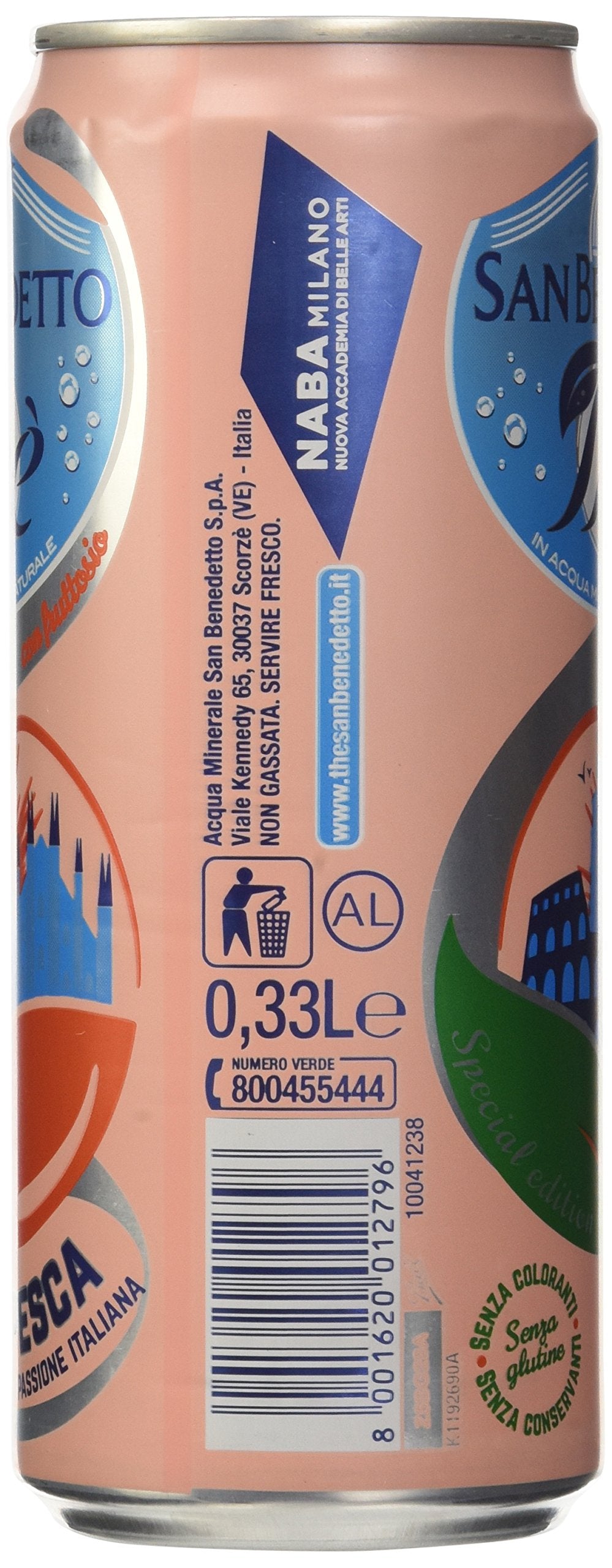 San Benedetto Thè Pesca - 24 pezzi da 330 ml [7920 ml]