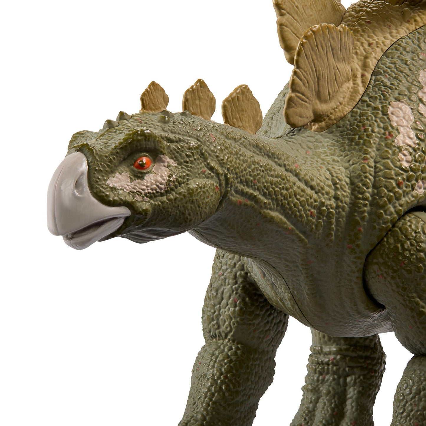 Mattel Jurassic World - Hesperosauro Ruggito Selvaggio, dinosauro snodato con azione d'attacco specifica e ruggito, gira la rotella e attiva il morso, giocattolo per bambini, 4+ anni, HTK69