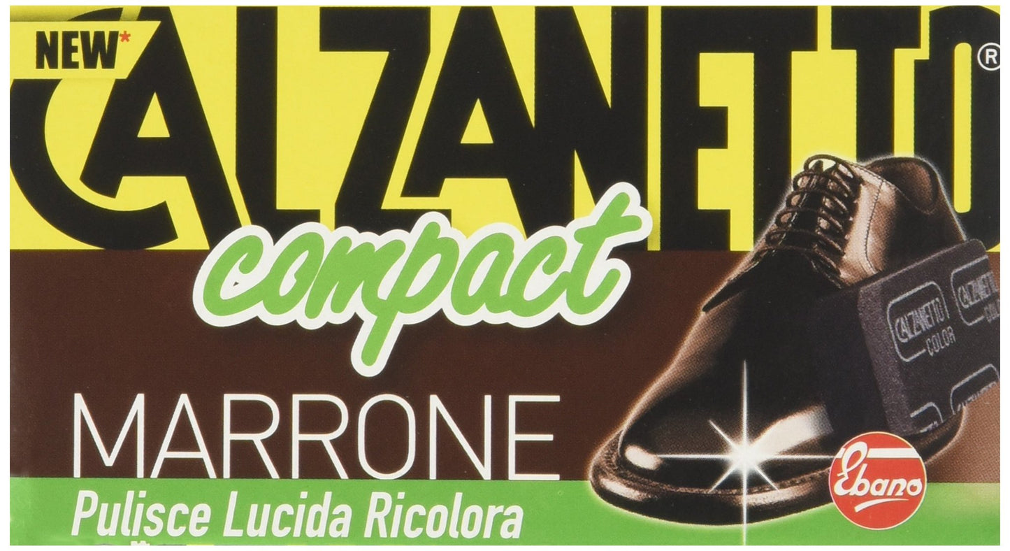 Calzanetto Spugna Compact Marrone, Confezione da 6
