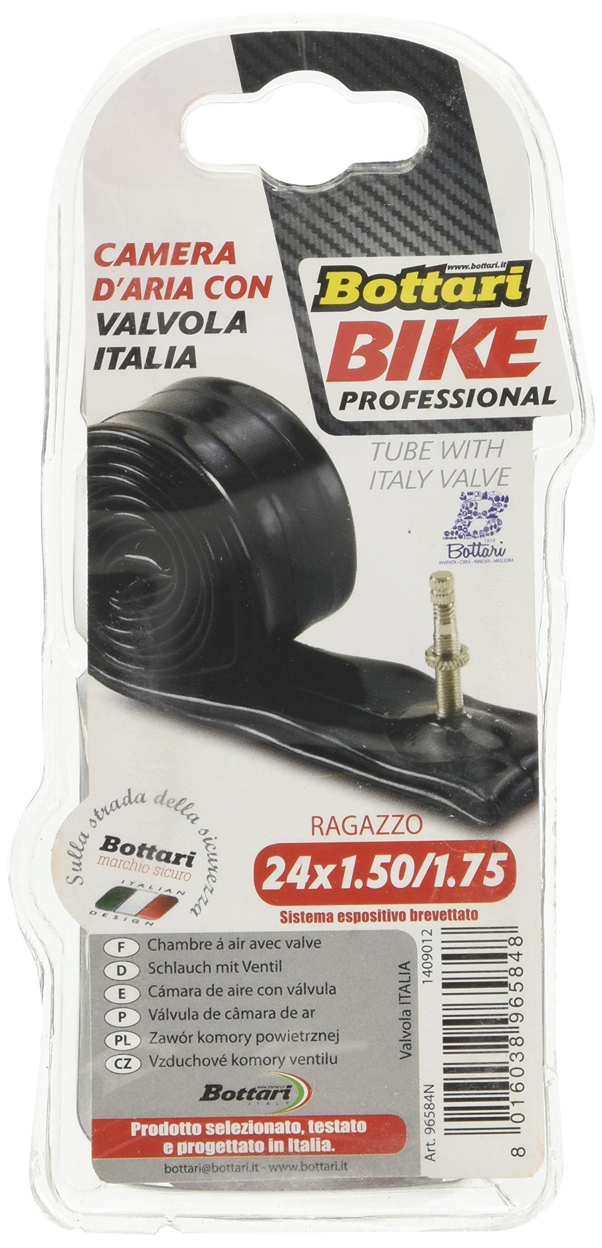 Bottari Bike 96584 Camera d'Aria, Nero