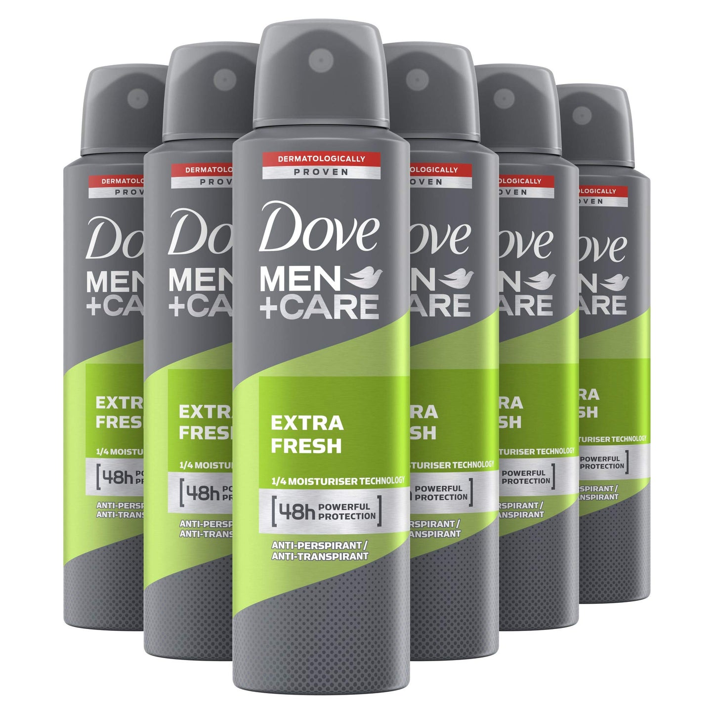 Dove Men + Care Deo Spray Extra Fresh anti-traspirante LOT DE 6