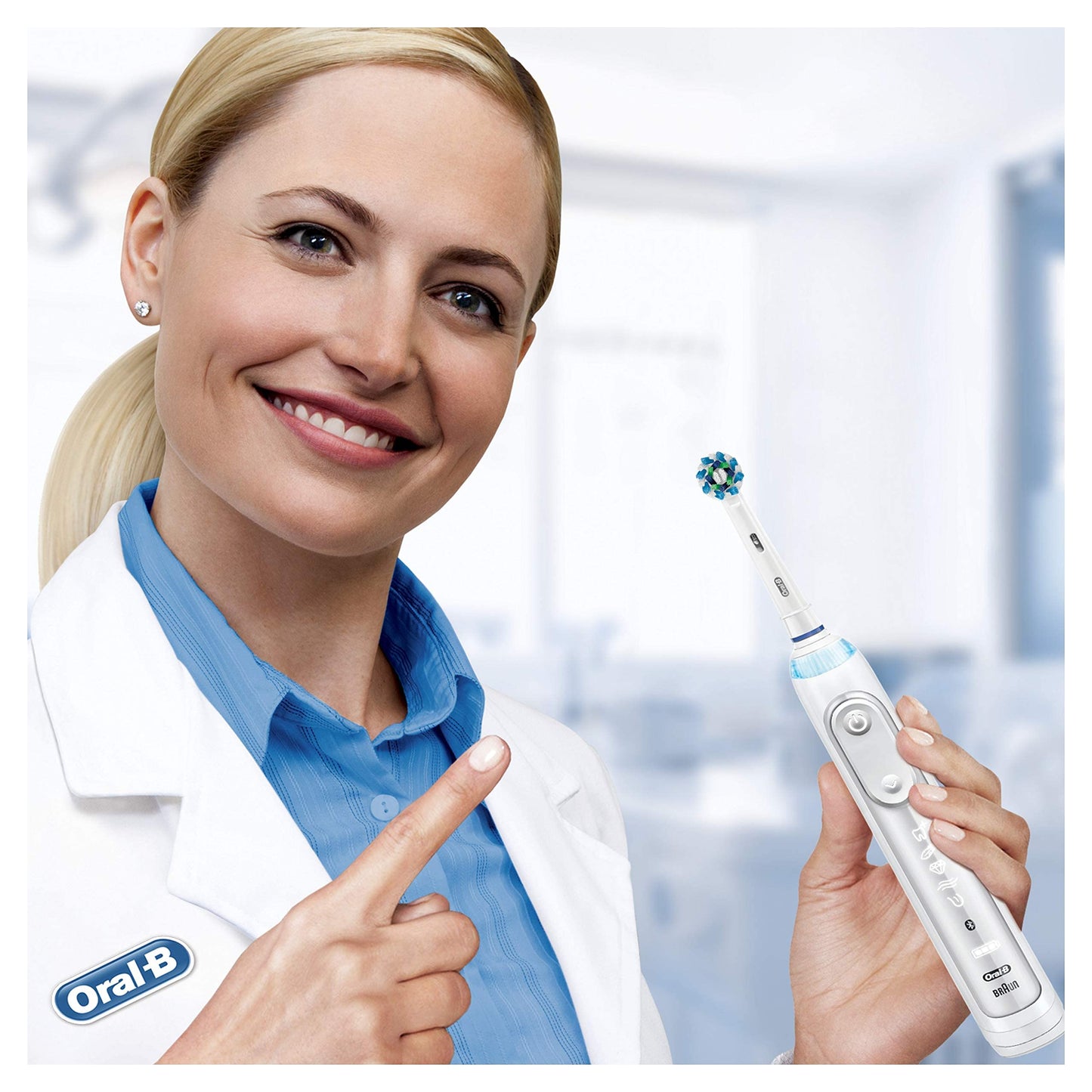 Oral-B Testino per Spazzolino da Denti, Cross Action Cabezales - Pacco da 2 Pezzi