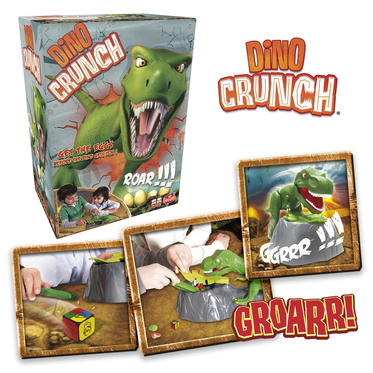 Dino Crunch Goliath, gioco di abilità, 4 anni