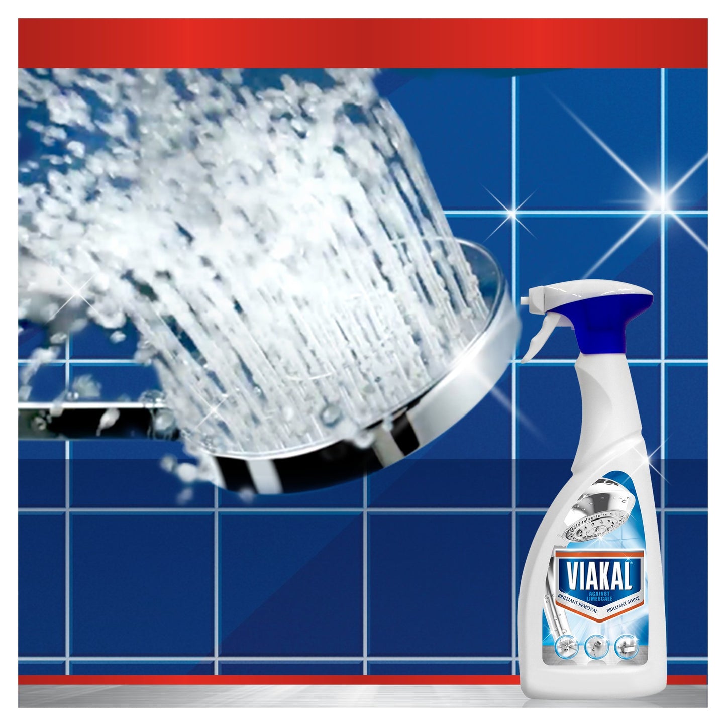 Viakal, spray anti-calcare, 500 ml [etichetta in lingua italiana non garantita]