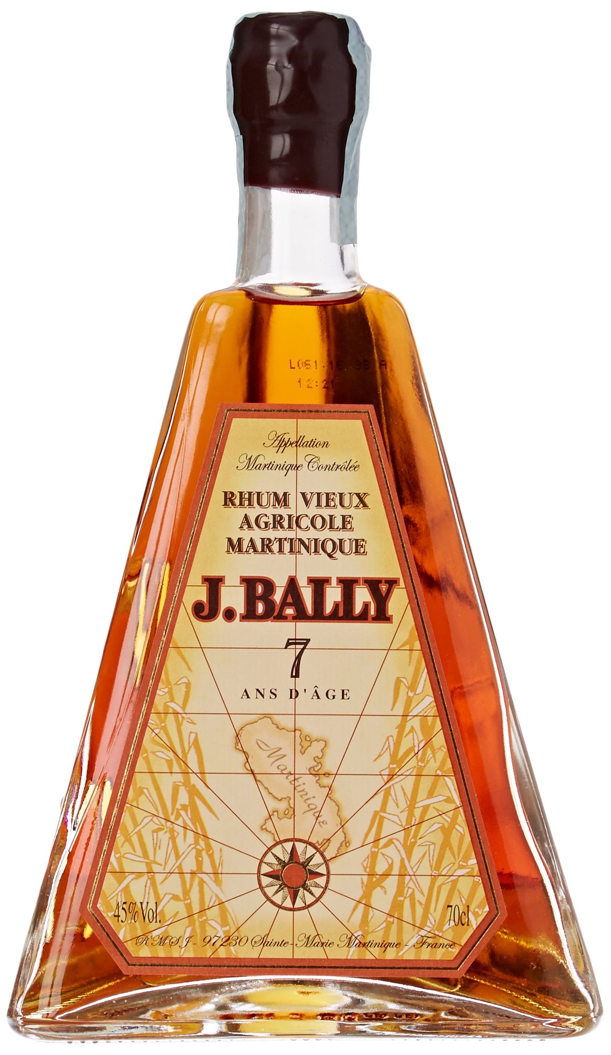 J. Bally 7 Ans d'age - Rum, Pyramid, 700 ml