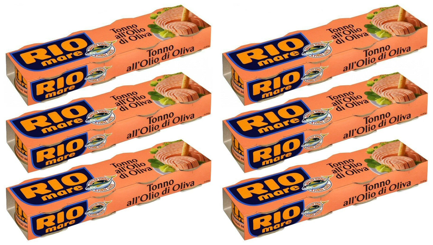 x6 Rio mare Tonno all'Olio di Oliva 4 x 80 g