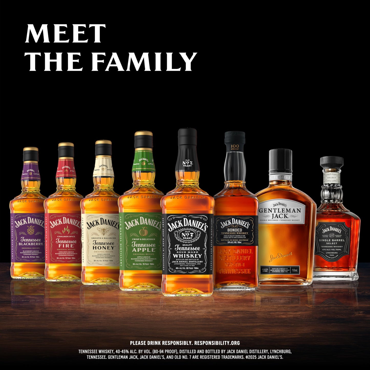 Jack Daniels - Old No. 7 (1 Litre)
