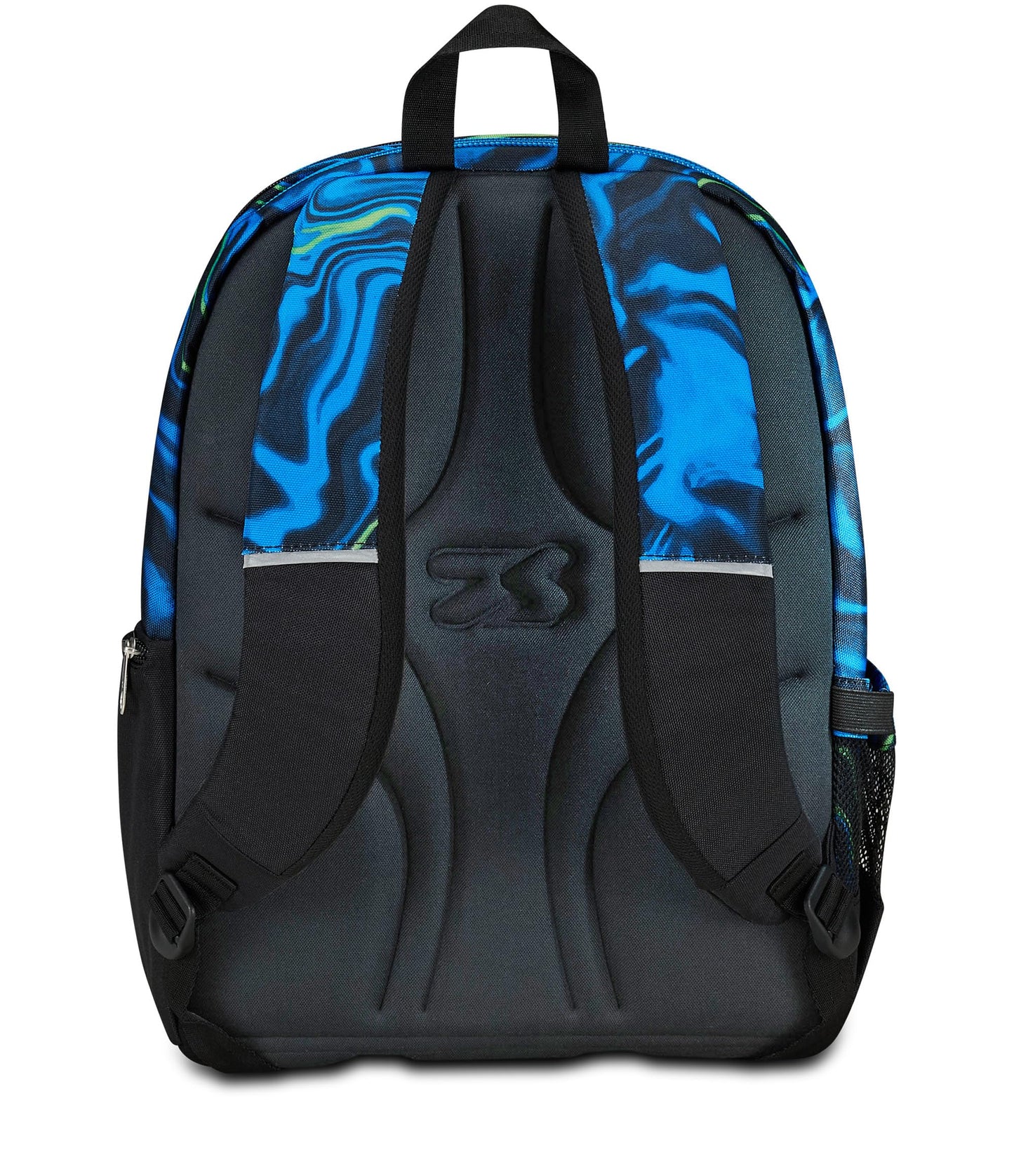 Seven Zaino Scuola Adavanced Detach, Nero Blu, Multi-Shade Boy, Doppio Scomparto Con Tasca Staccabile Uso Zainetto, Tasca Porta PC, Tasca Porta Borraccia, Zaino Medie e Superiori, Bambino Ragazzo
